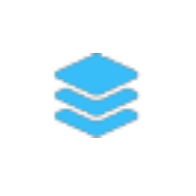 Three stacked shapes graphic