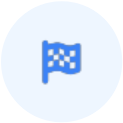 Race flag complete icon