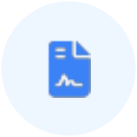 Document icon with graph