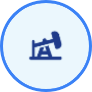 Oil pumpjack icon