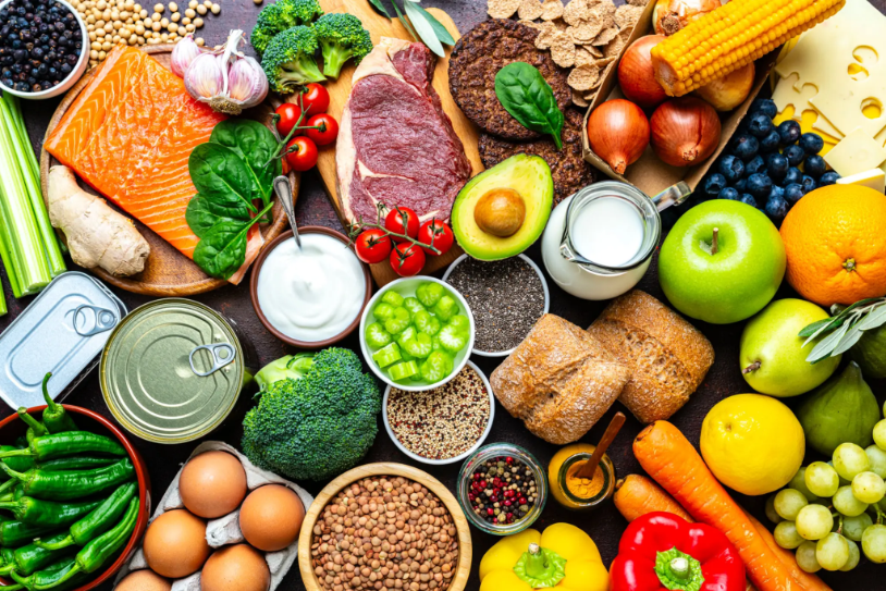 Nutritious ingredients for a balanced diet